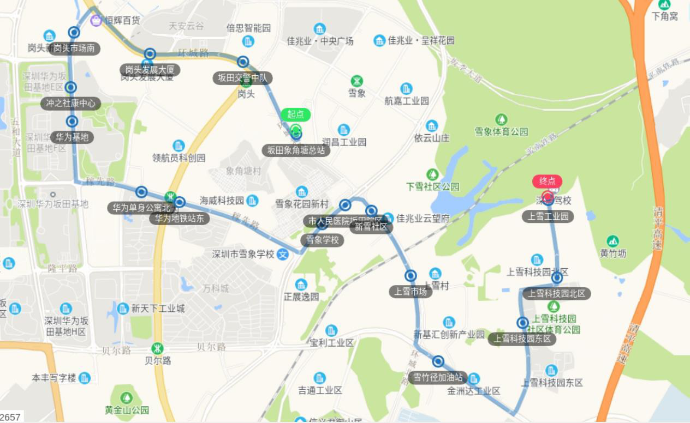 8月1日起龙岗区新开行B604公交线路图片2.png