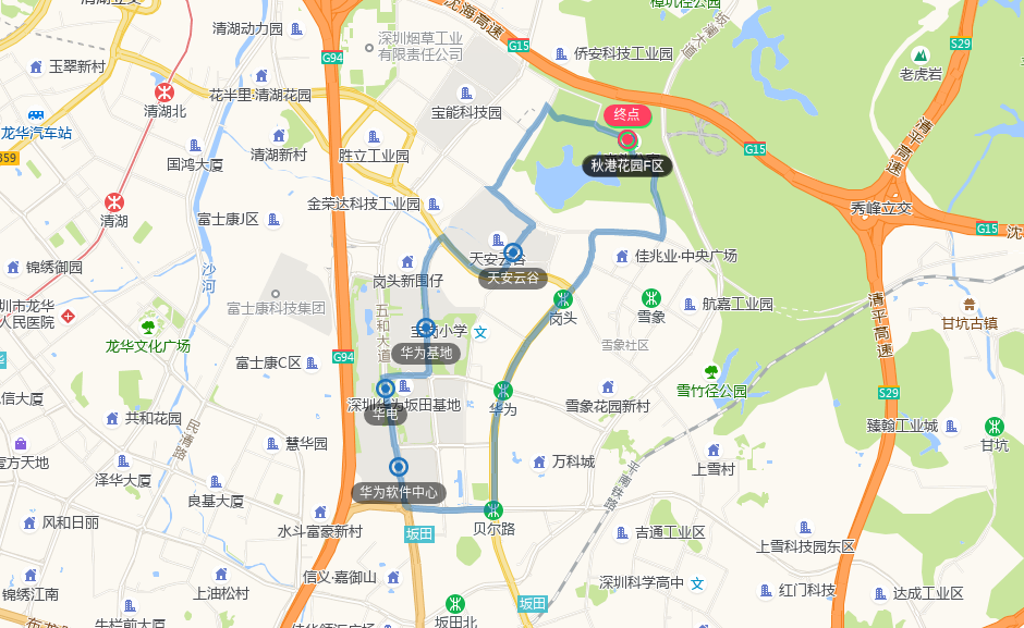 4月11日，华为片区新开1条公交高峰专线.png