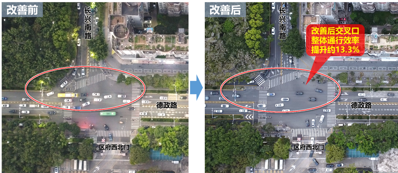 德政路完成交通综治，通行效能有效提升2.png