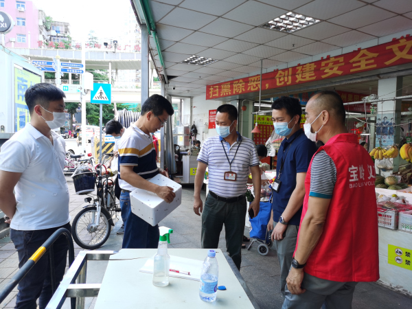 宝岭社区不定期回头看筑牢疫情防控.jpg