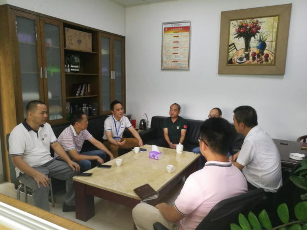 市生态环境局龙岗管理局相关人员走访横岗街道红棉社区