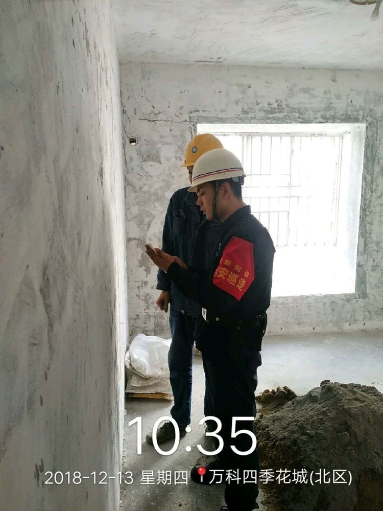 物业公司日常检查装修户安全措施佩戴，防火漏电检查，违规操作和出入卡检查及宣教 (3)