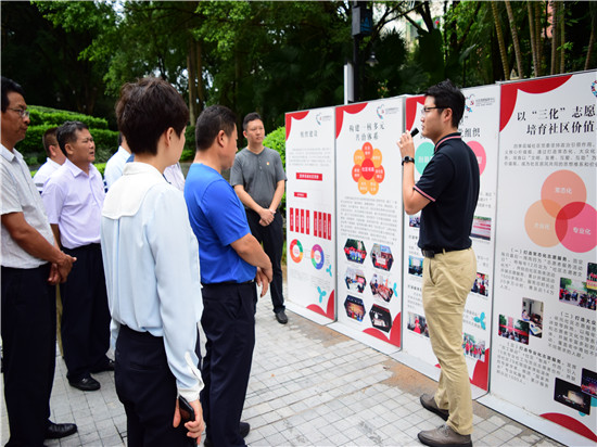 7月15日，云南省玉溪市委书记罗应光同志率队到坂田街道四季花城社区调研