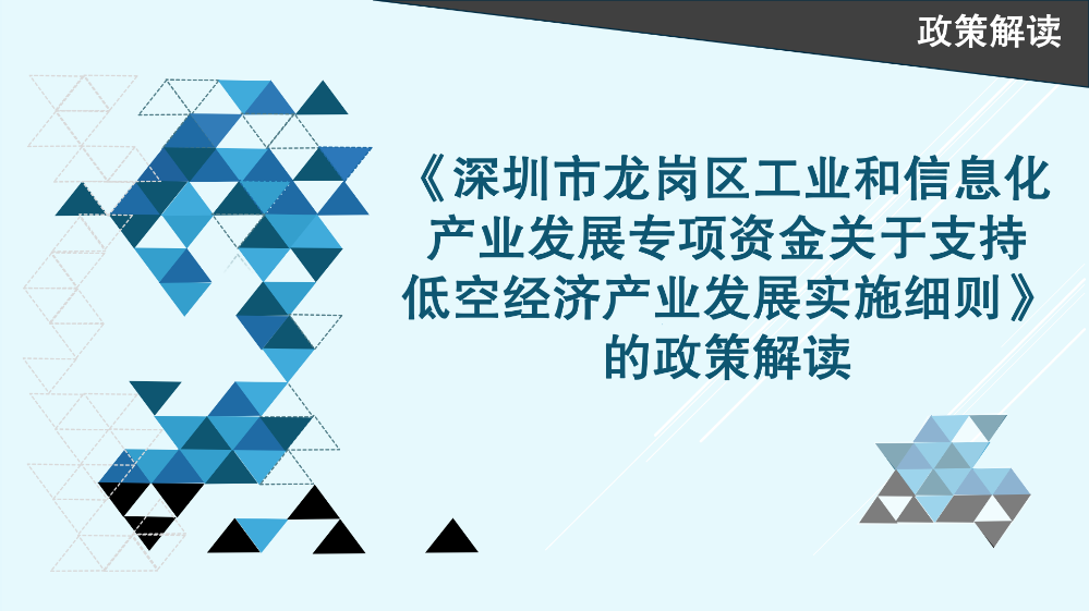 《深圳市龙岗区工业和信息化产业发展专项资金关于支持低空经济产业发展实施细则》的政策解读_01.png