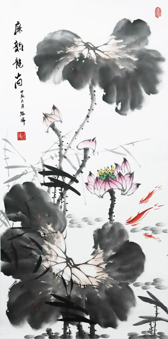 《廉韵龙岗》100cmx50cm  路辉.JPG