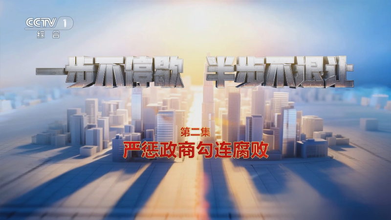 电视专题片《一步不停歇 半步不退让》第二集《严惩政商勾连腐败》